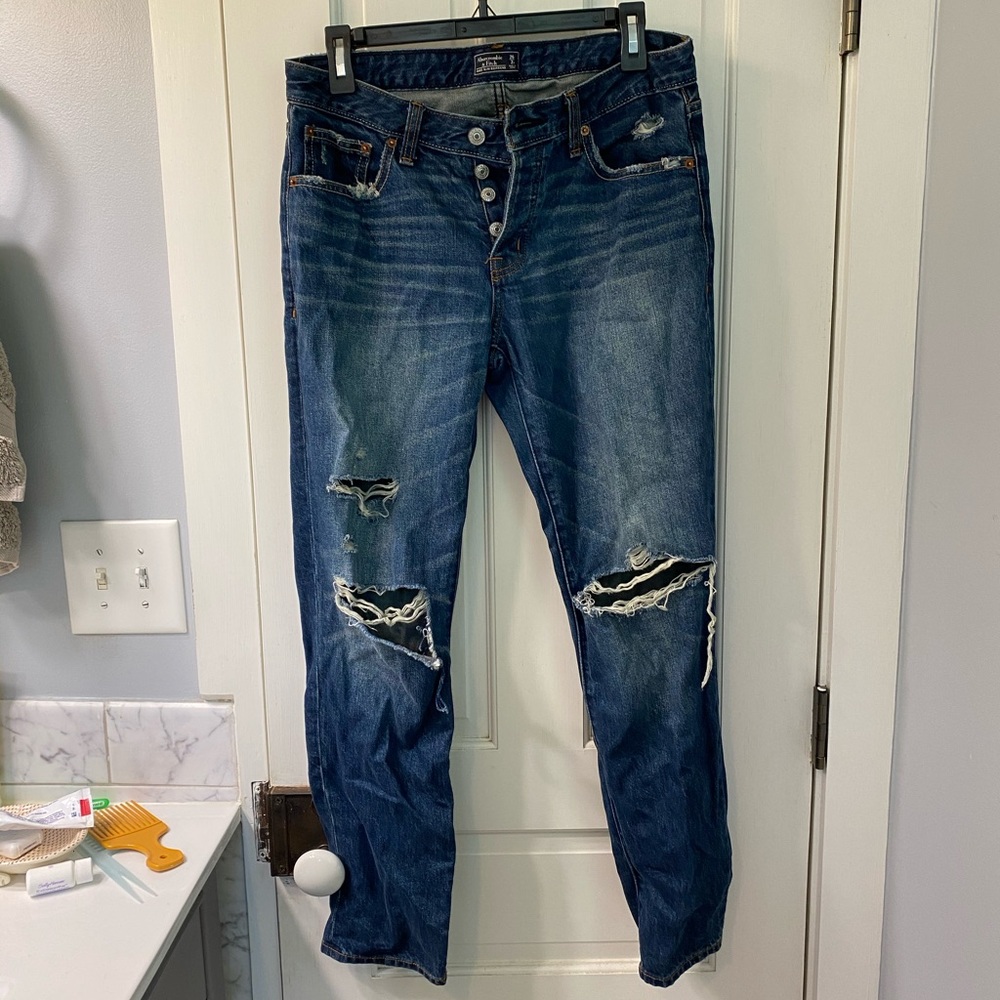 Abercrombie and Fitch blue jeans